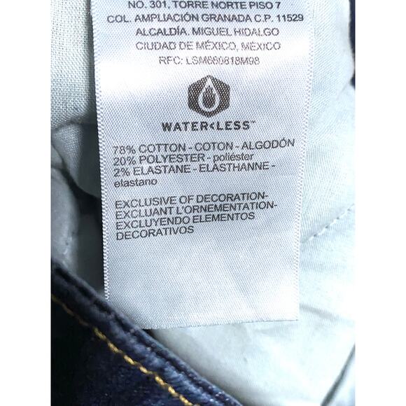 Signature Levi Strauss Gold Mid Rise Bootcut Jeans Womens 38x30.5 Western Casual - Picture 7 of 8